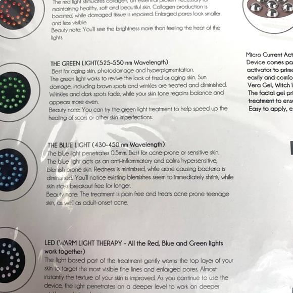 NIB! Numiere Time Keeper Plus! Anti-Aging LED, EMS Device & Gel - Picture 6 of 16